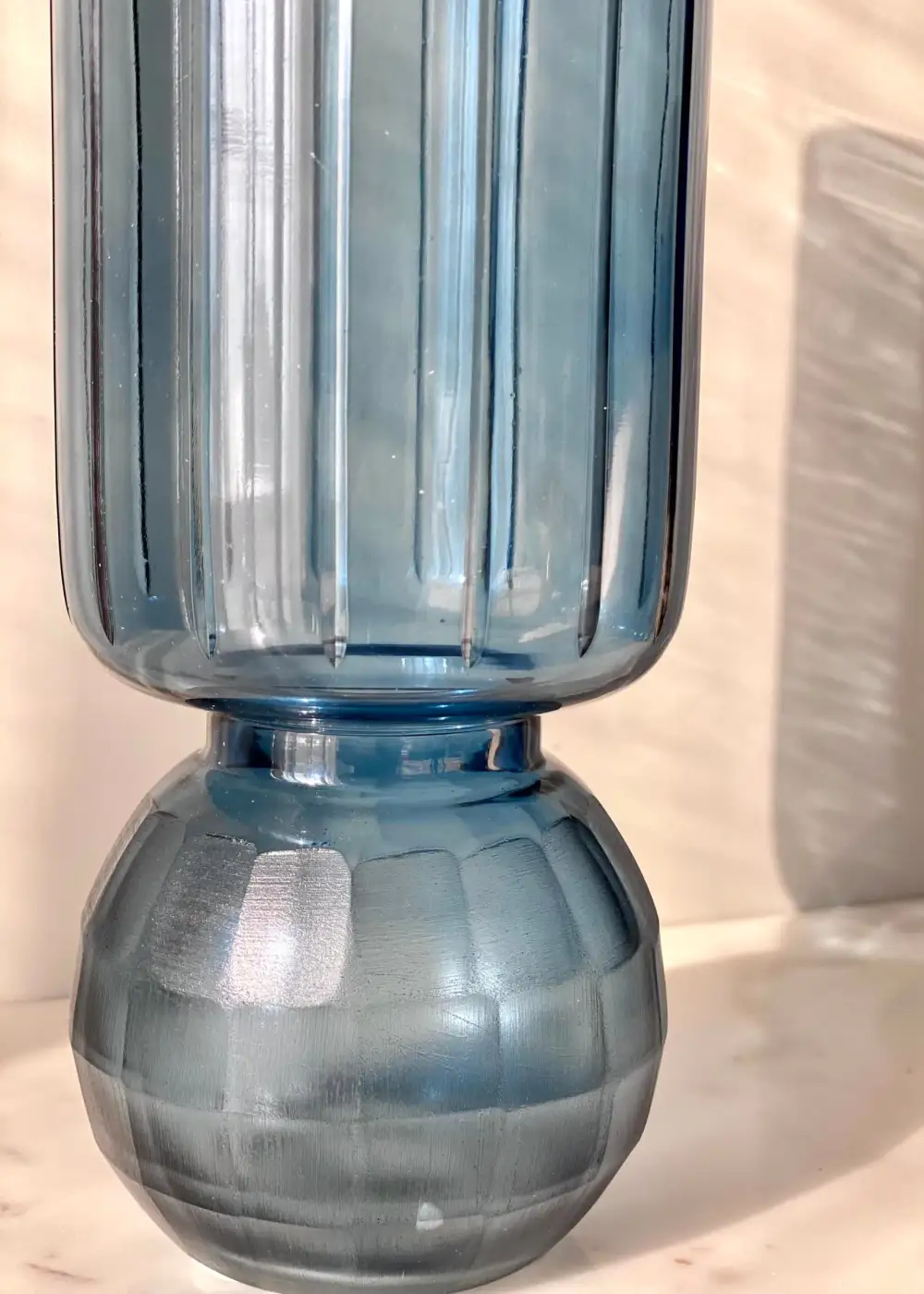 Pedestal Glass Vase Large