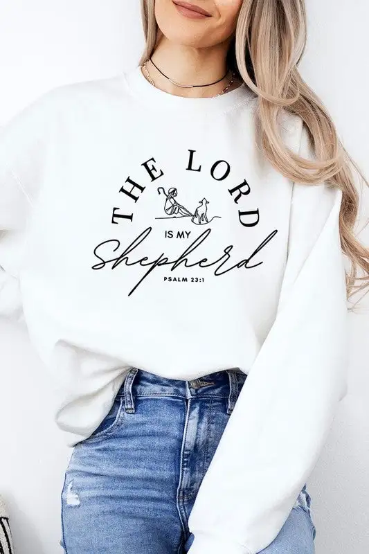 Layered Look Soft Graphic Pullover Sweatshirt
