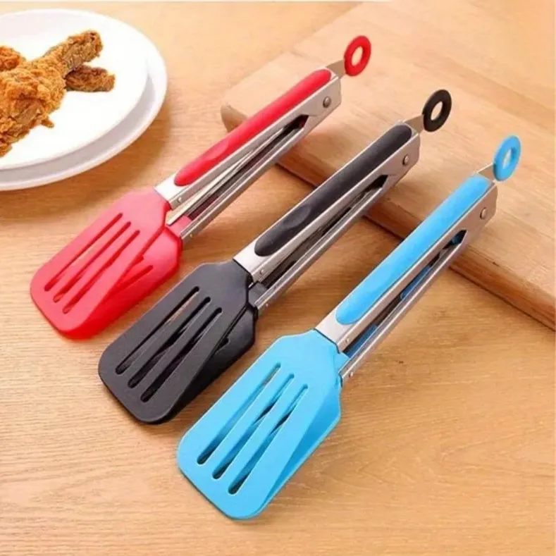 Silicone Handle Food Tongs