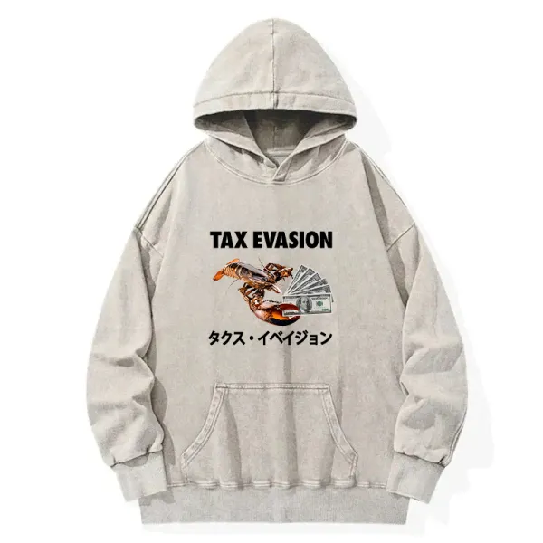 Funny Washed Hoodie