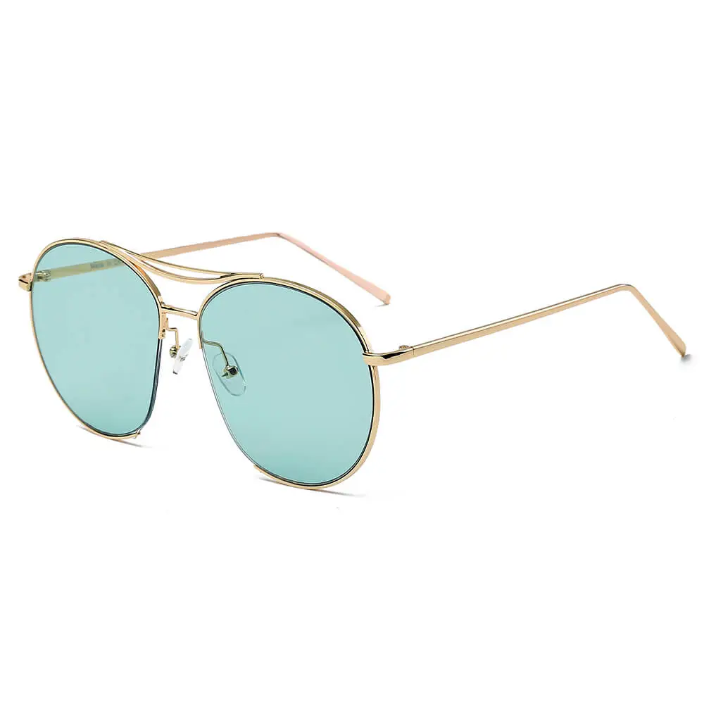 Low Profile Round Frame Sunglasses