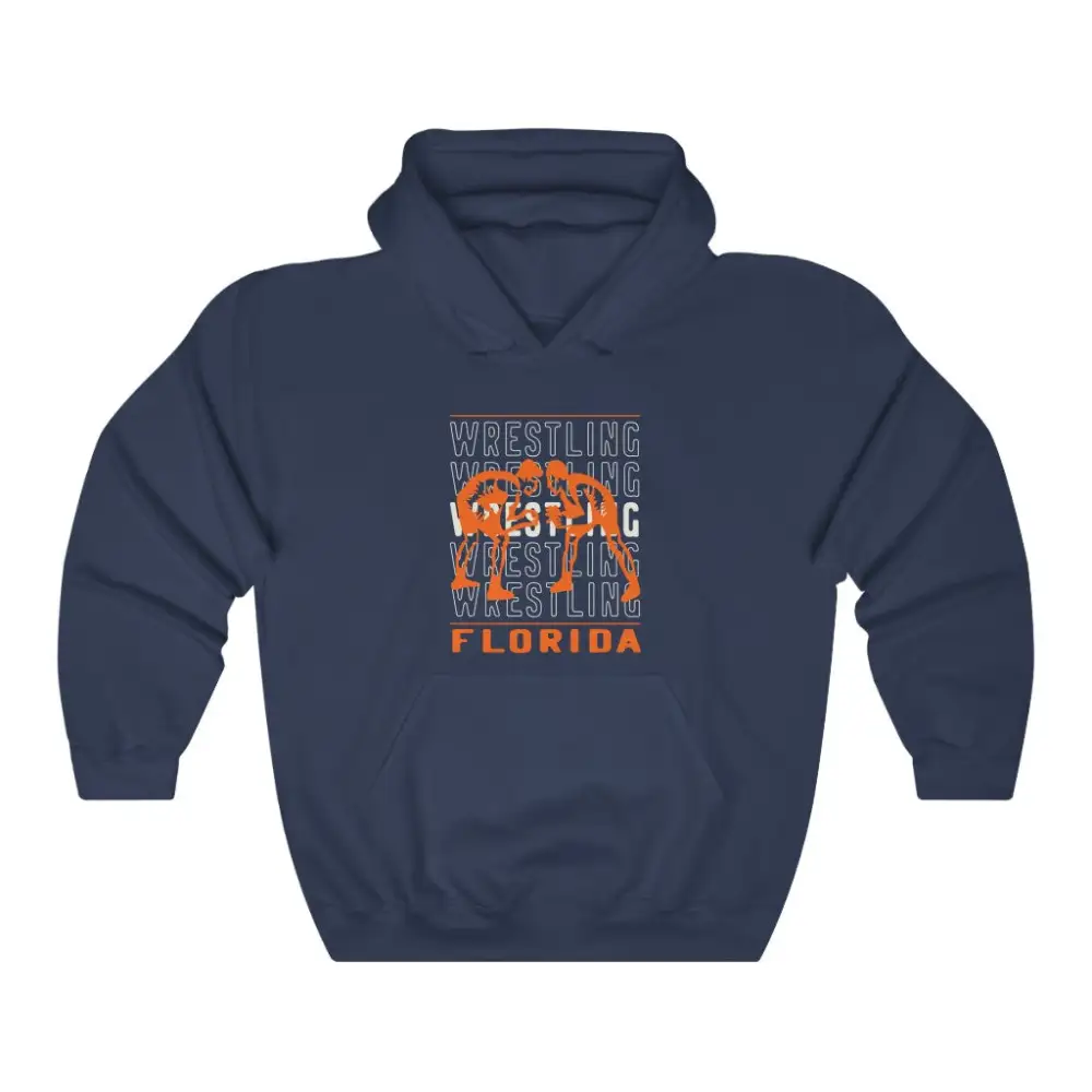 Everyday Clean Lettering Wrestling Graphic Pullover Hoodie