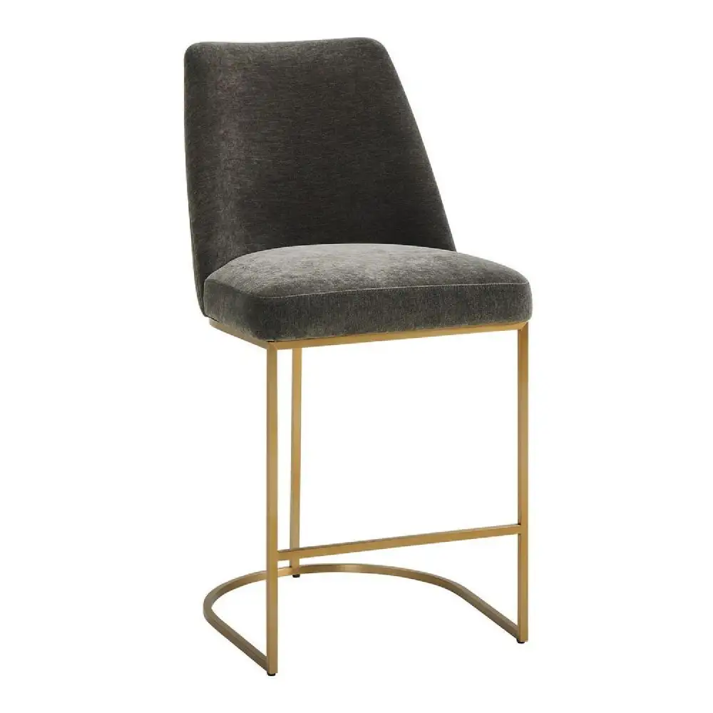 Modern Velvet Counter Stool
