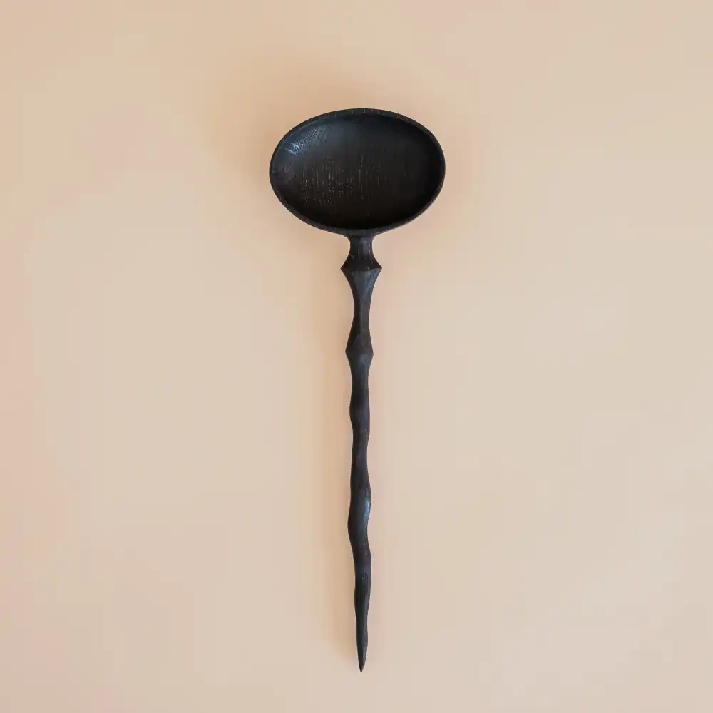 Crooked Handle Wooden Spoon
