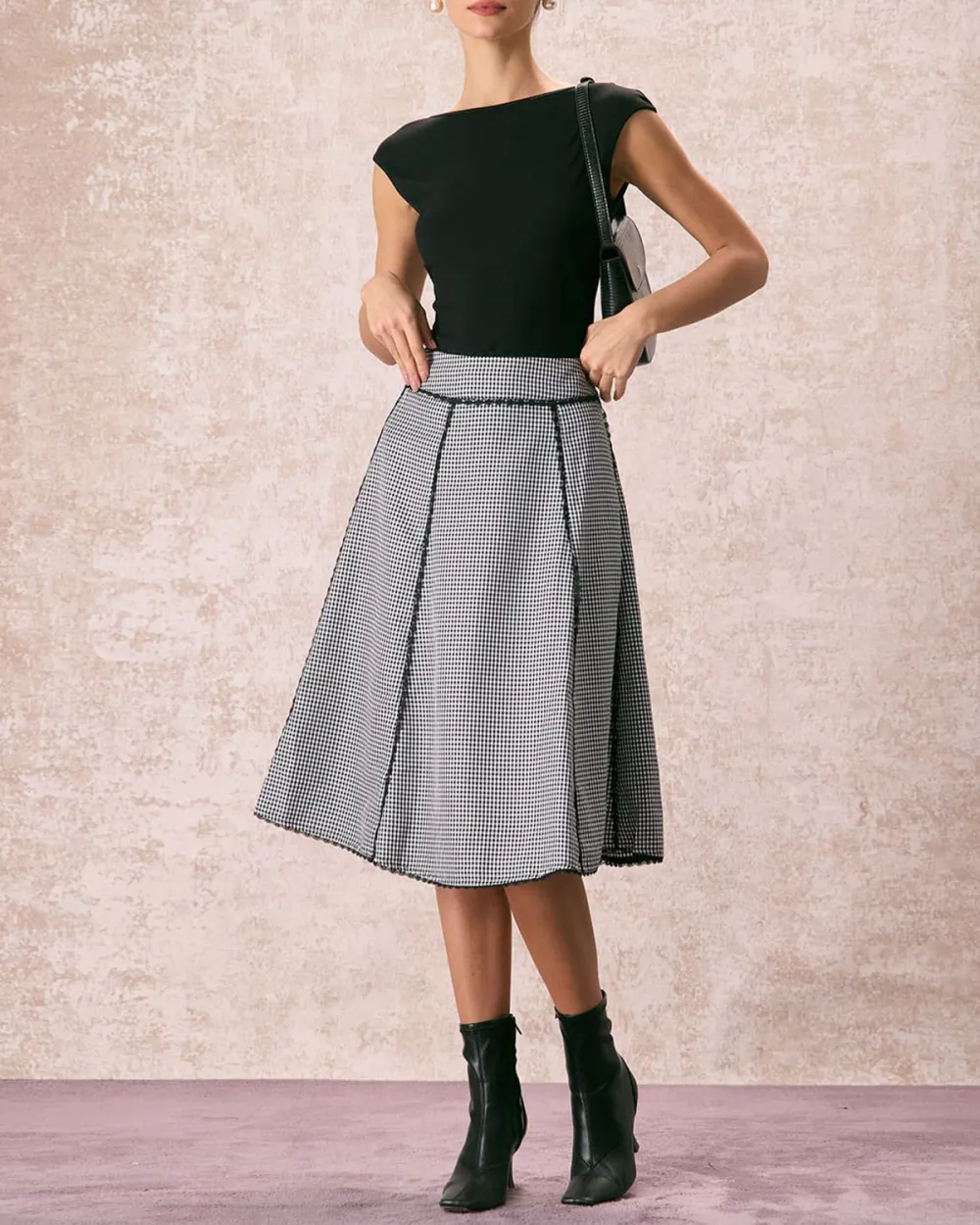 Slight Stretch Long Skirt
