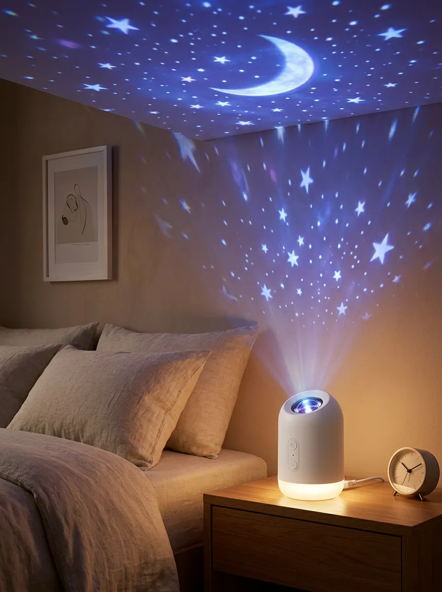 Starry Sky Moon Projector Night Light