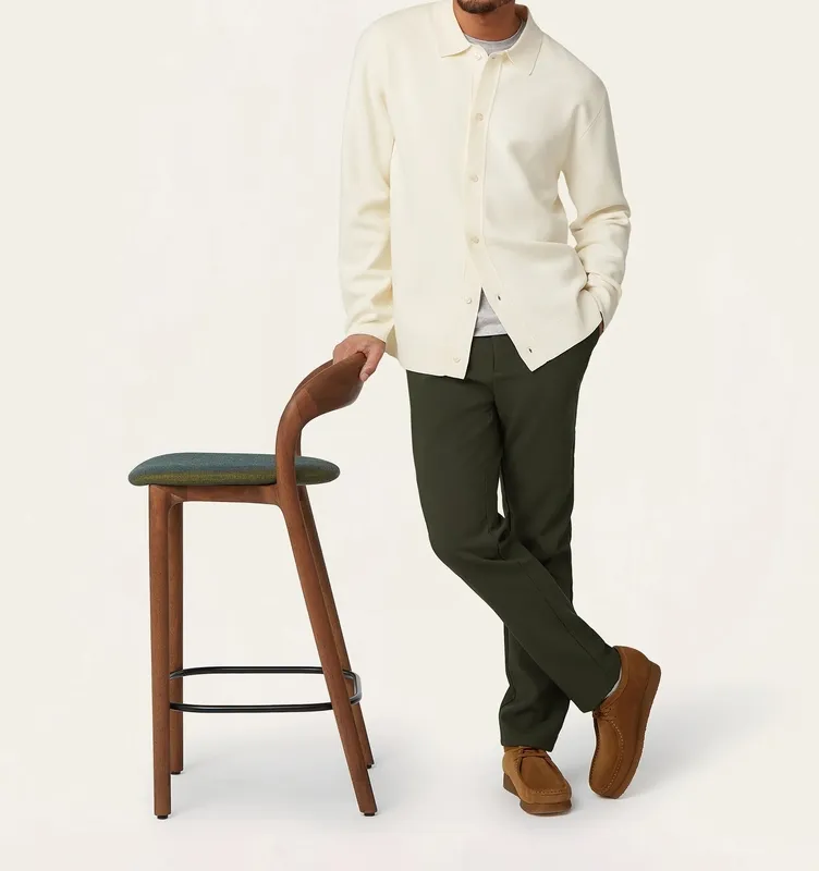Jacquard Cardigan Off-White