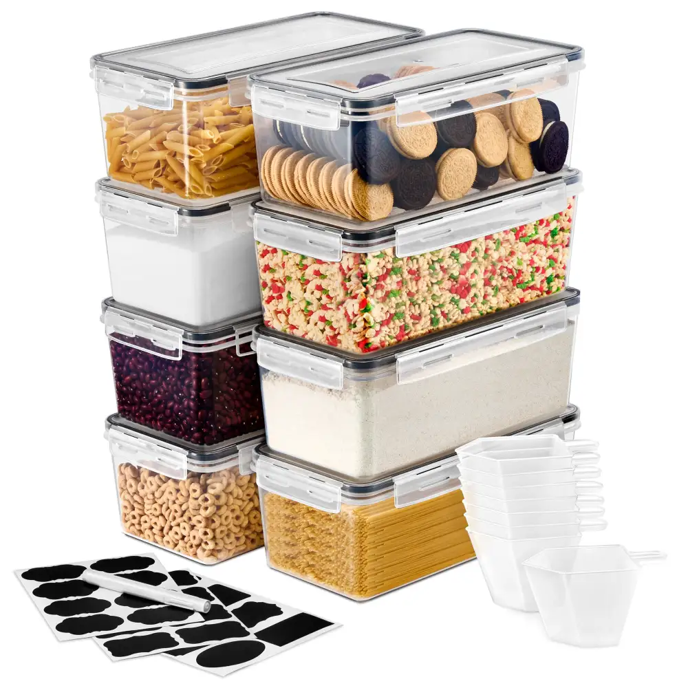 Long Rectangular Airtight Food Storage Containers Pack