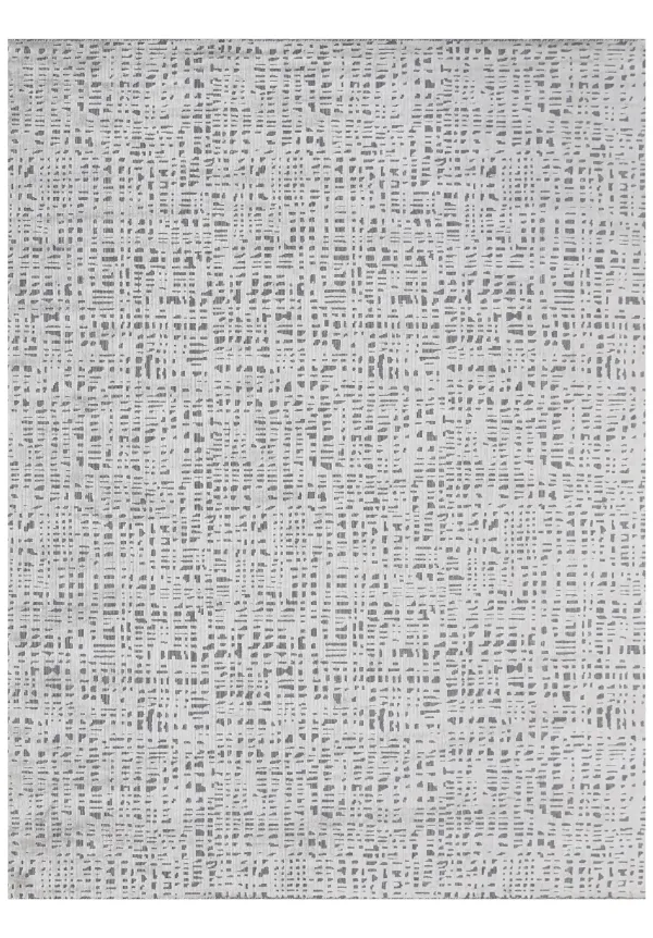 Hand Knotted Abstract Contemporary Wool Viscose Area Rug