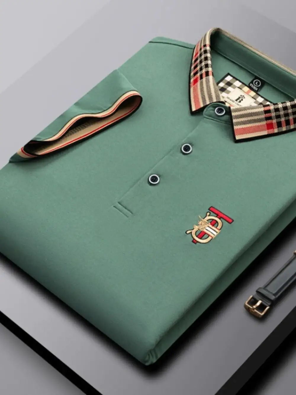 Simple Collared Polo Shirt