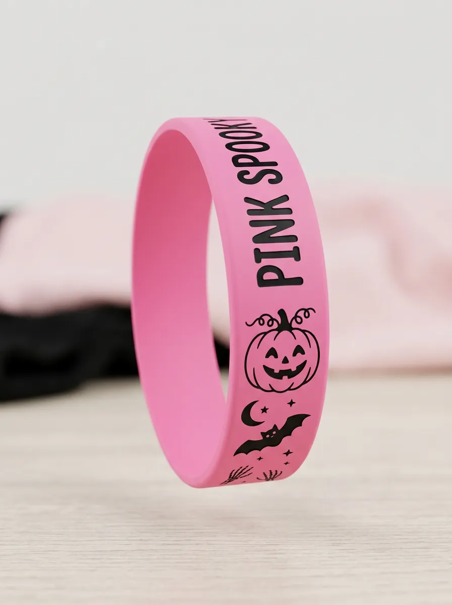 Cute-Spooky Pumpkin Spooky Halloween Graphic Wristband