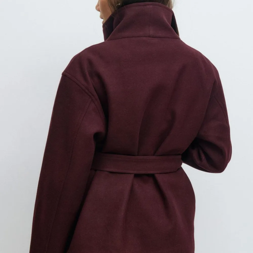 Relaxed Pearl Cascade Coat
