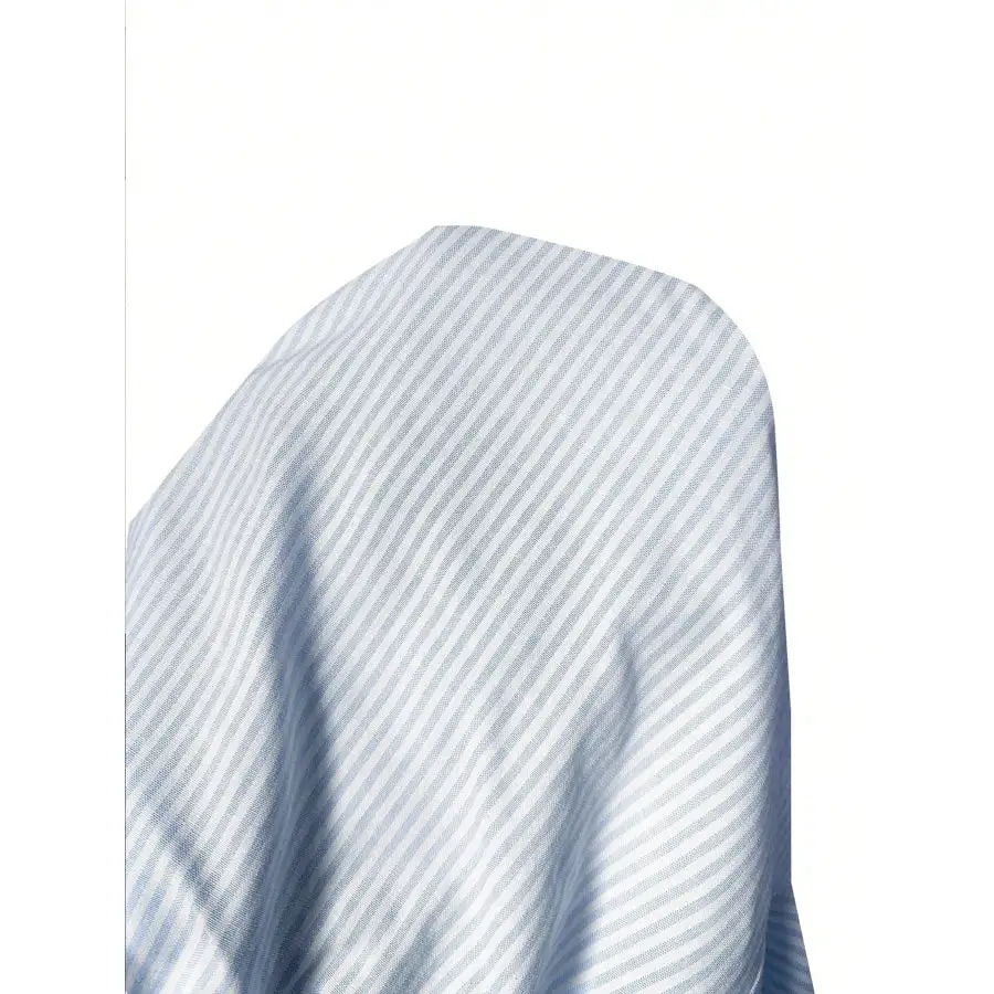 Drawstring Striped Wide Leg Pants