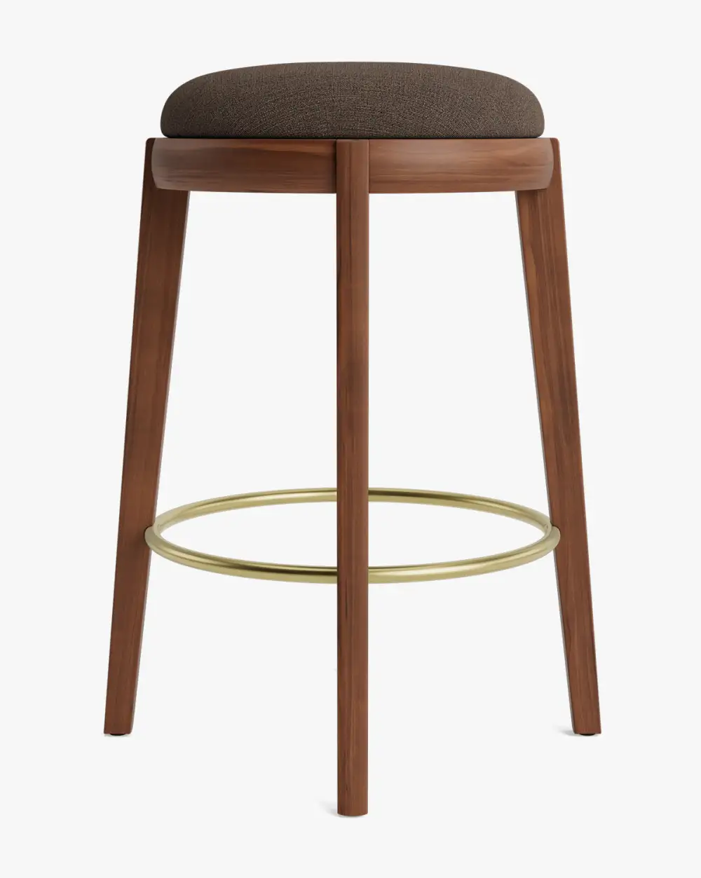 Modern Leather Counter Stool