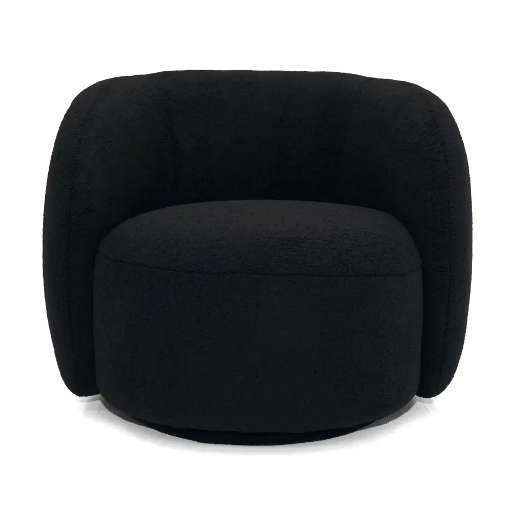 Curved Rounded Accent Chair