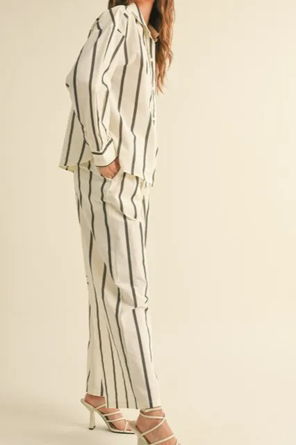 Striped Relaxed Pants