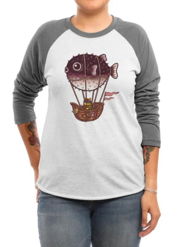 Pufferfish Airship Cat Tee