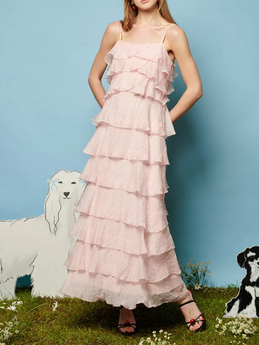 Ruffle Midi Dress