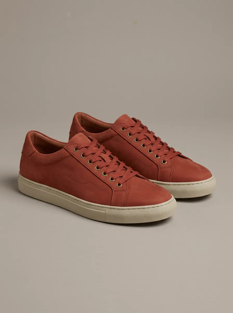 Men's Minimalist Suede Leather Casual Sneakers