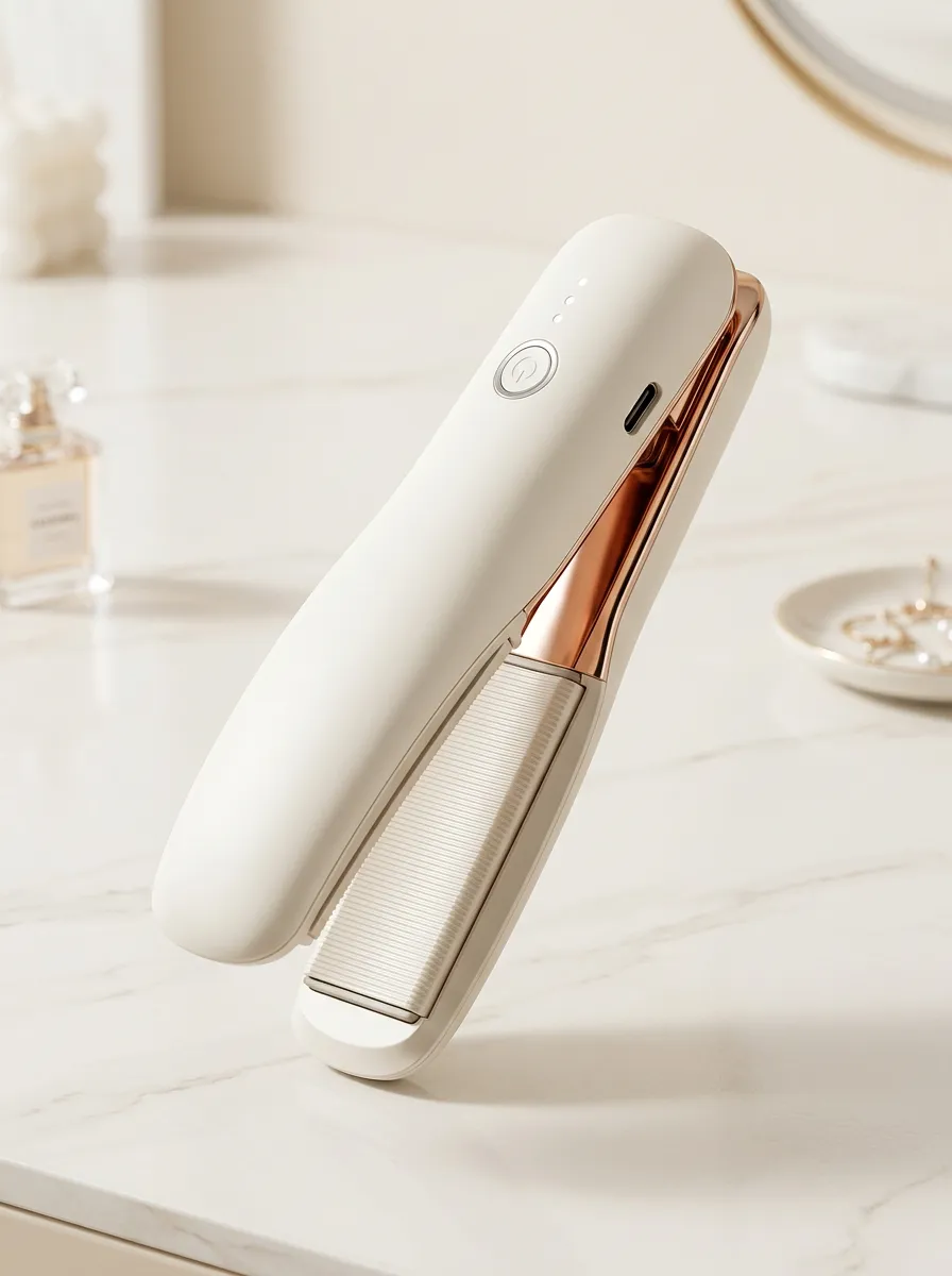 Compact Travel Cordless Hair Straightener