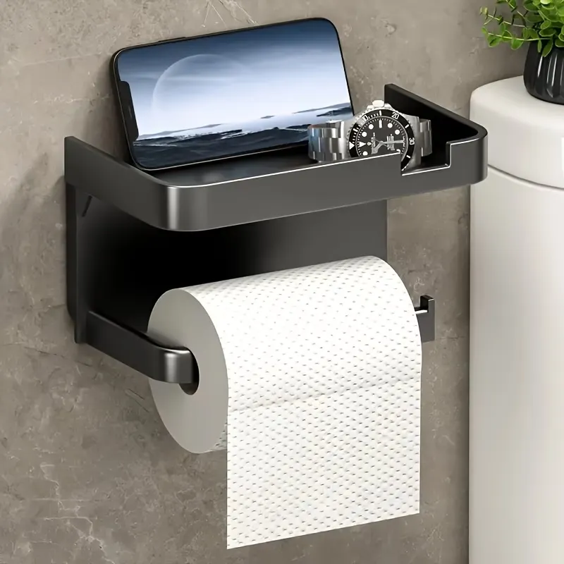 Wall-Mounted Toilet Paper Holder