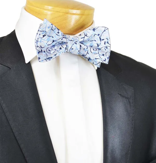 Sophisticated Vine Silk Bow Tie