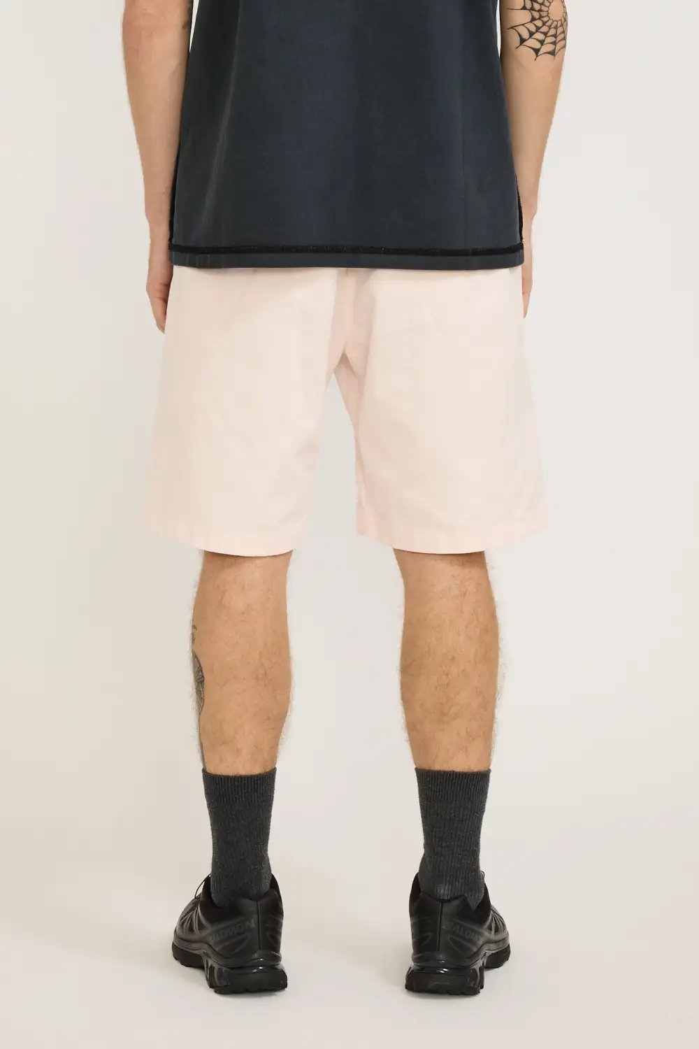 Light Pink Drawstring Short Pants