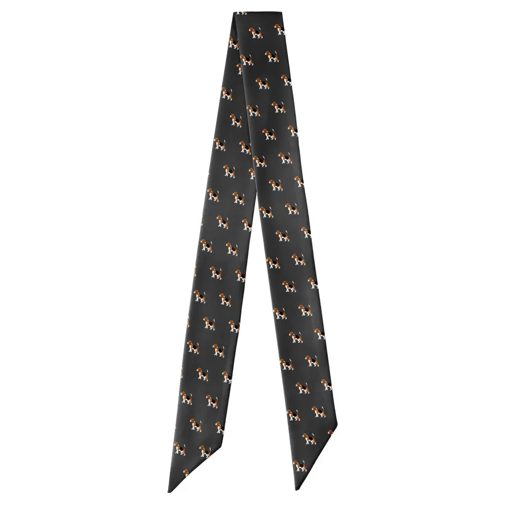 Beagle Motif Hair Scarf