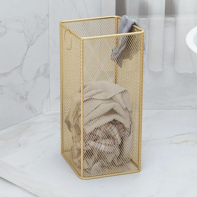 Rectangular Steel Metal Laundry Basket