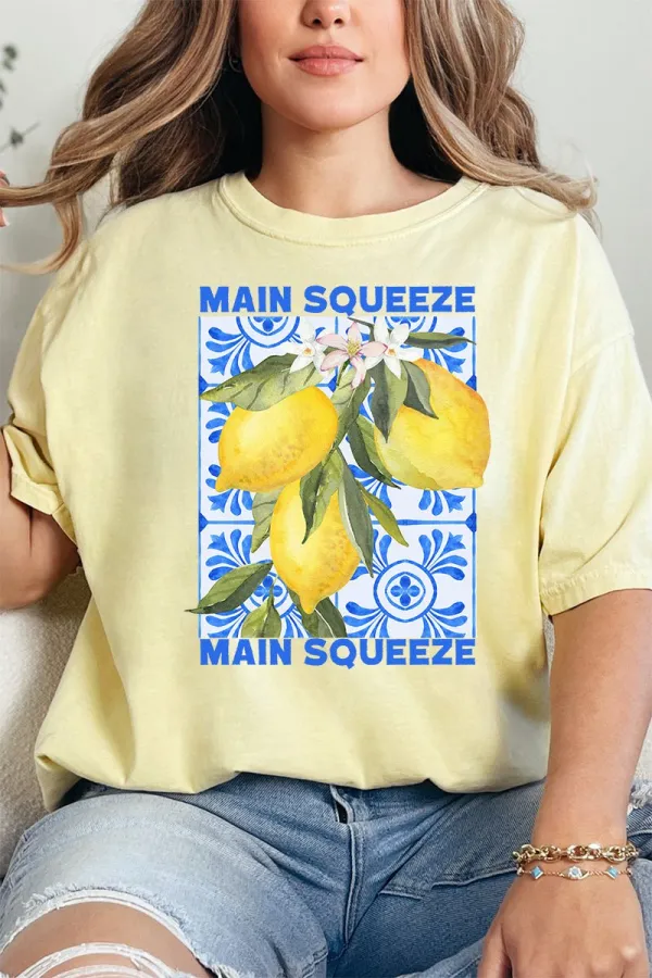 Colorful Lemons Cotton Tee