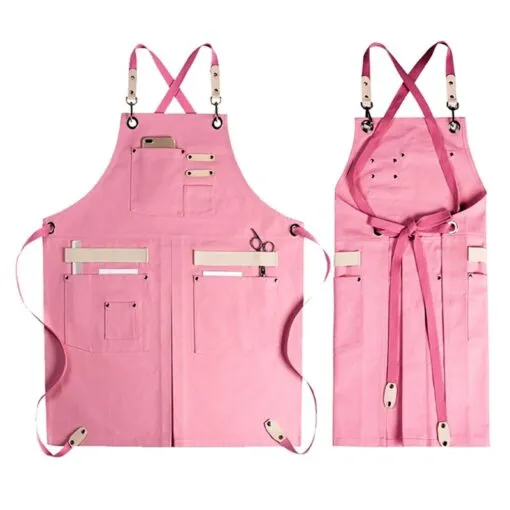 Refined Canvas Cotton Strap Crossback Kitchen Work Apron