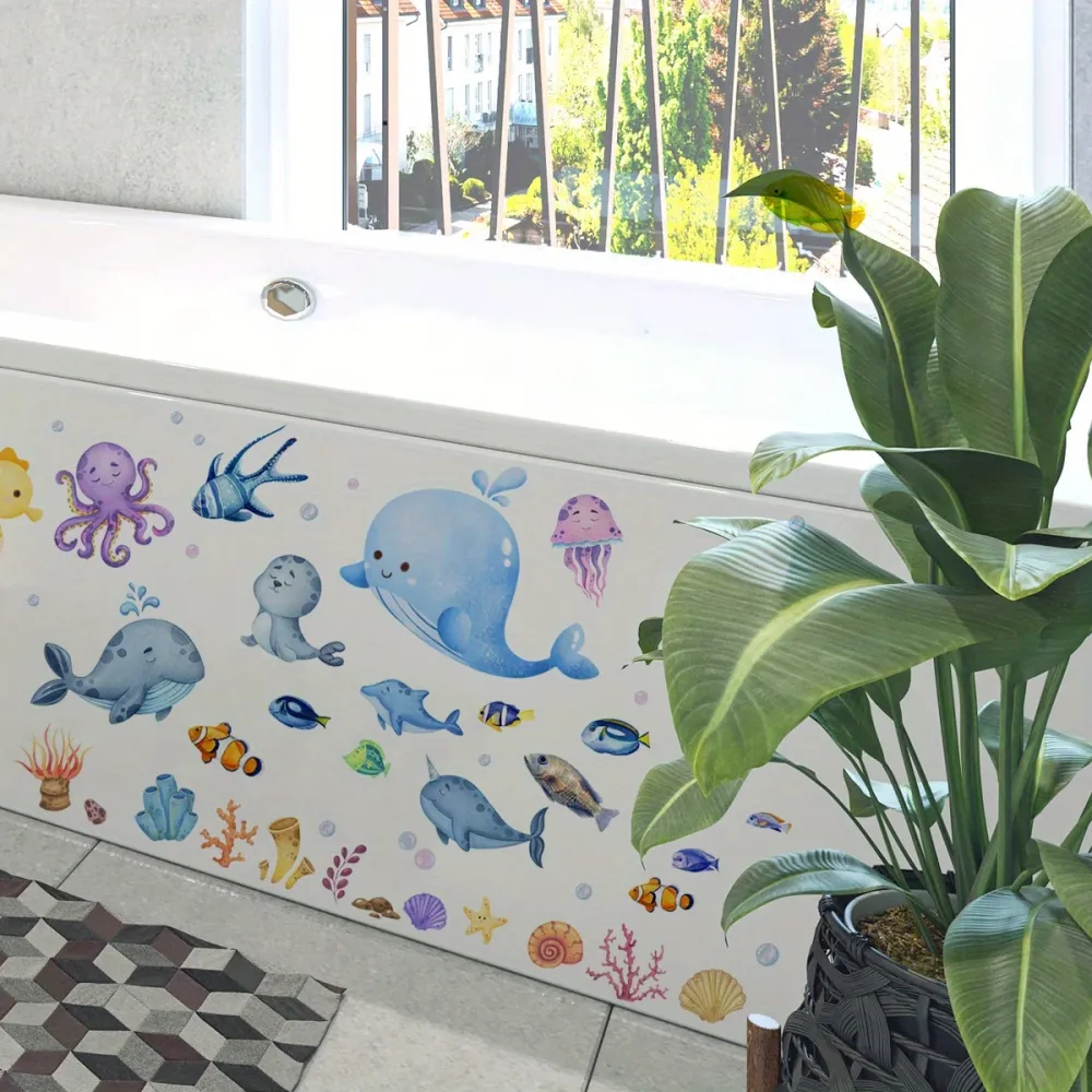 Waterproof Ocean Wall Stickers