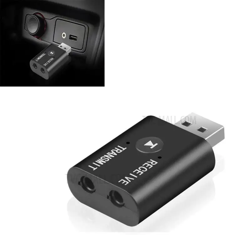2 In 1 Bluetooth  Wireless Audio Receiver and Transmitter