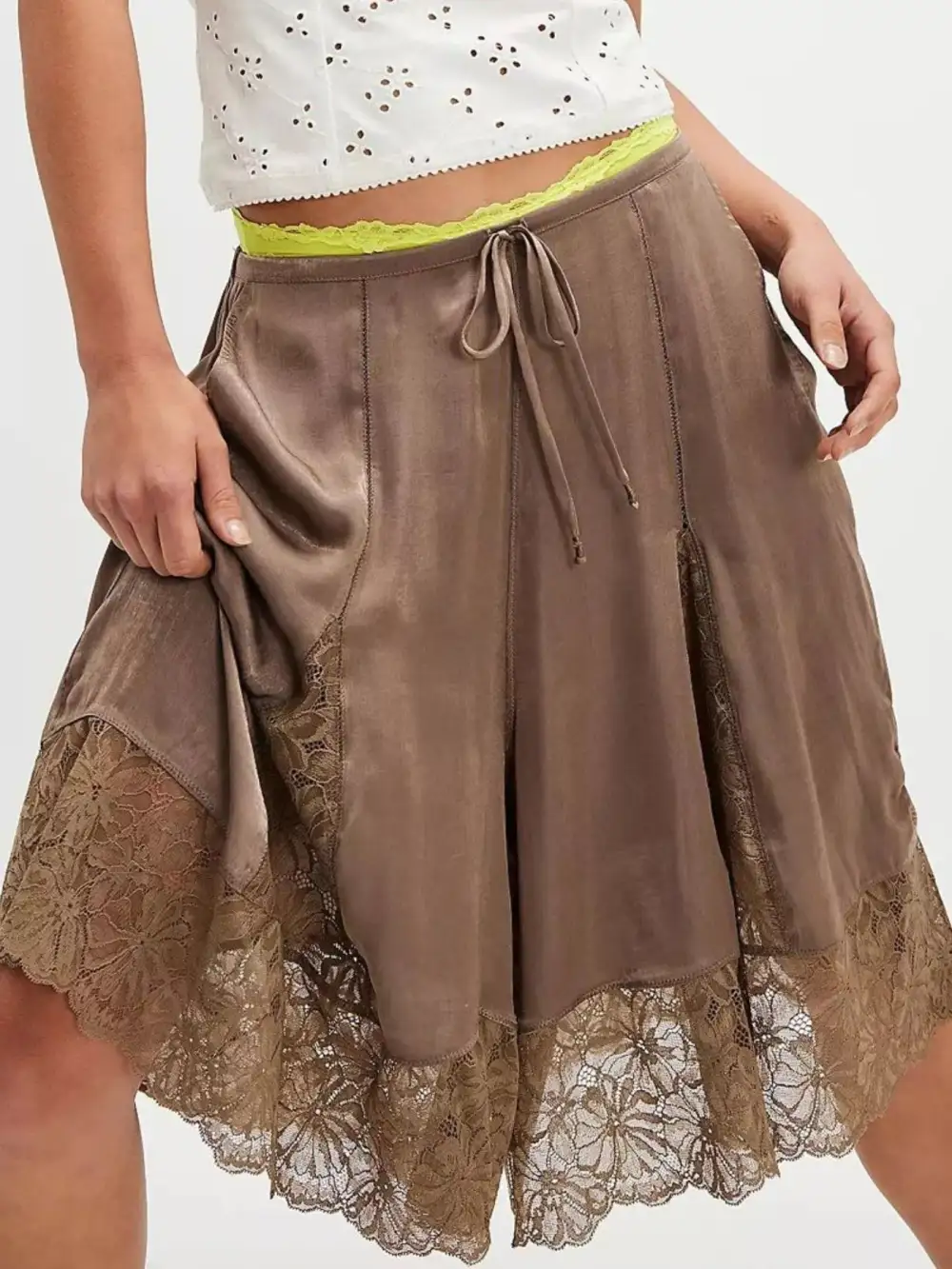 Everyday Lace Trim Shorts
