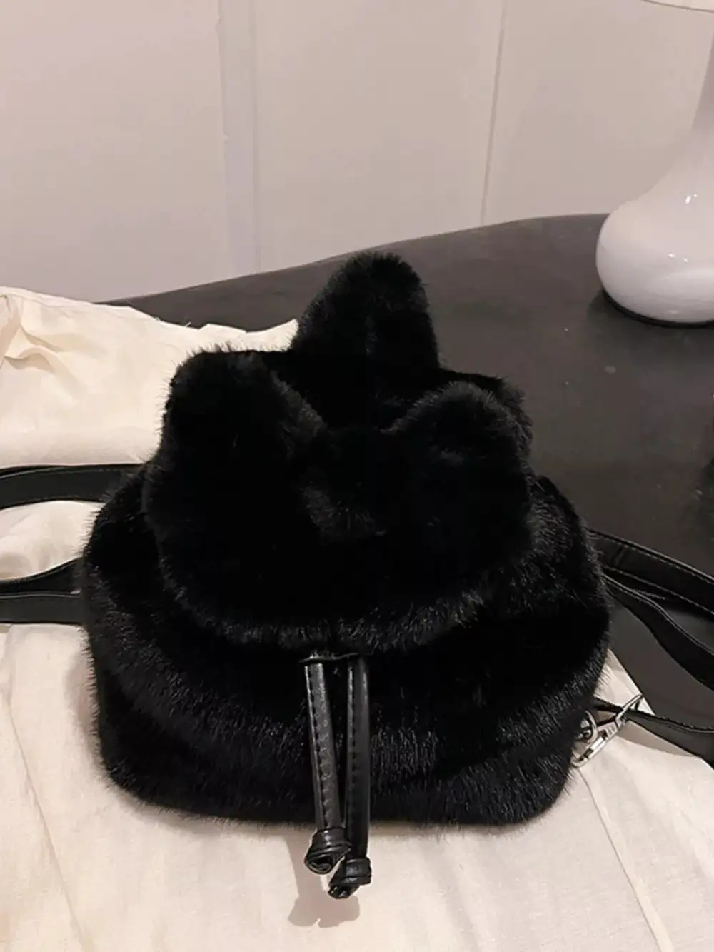 Compact Drawstring Casual Backpack