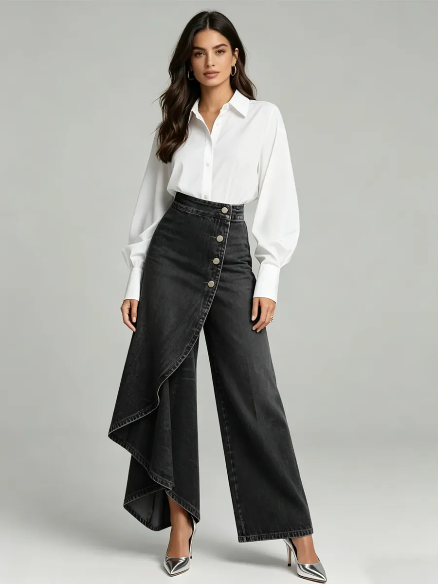 Esme Ruffled Jeans