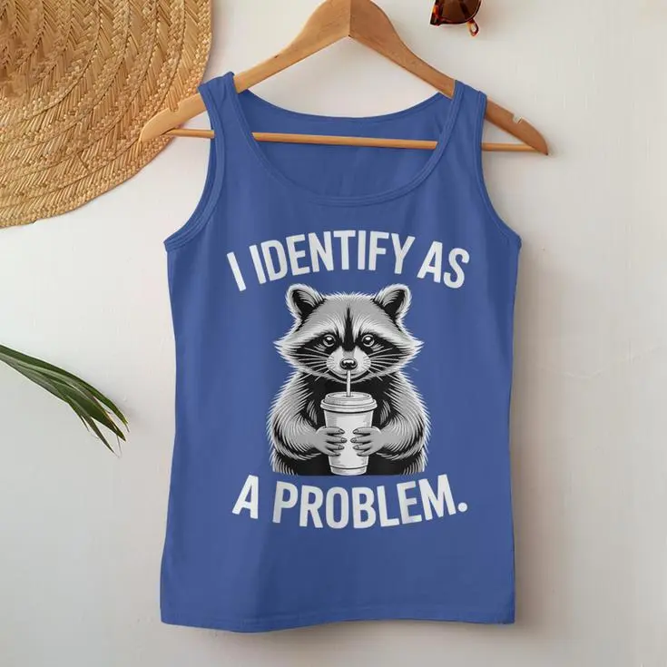 Raccoon Humor Women Tank Top