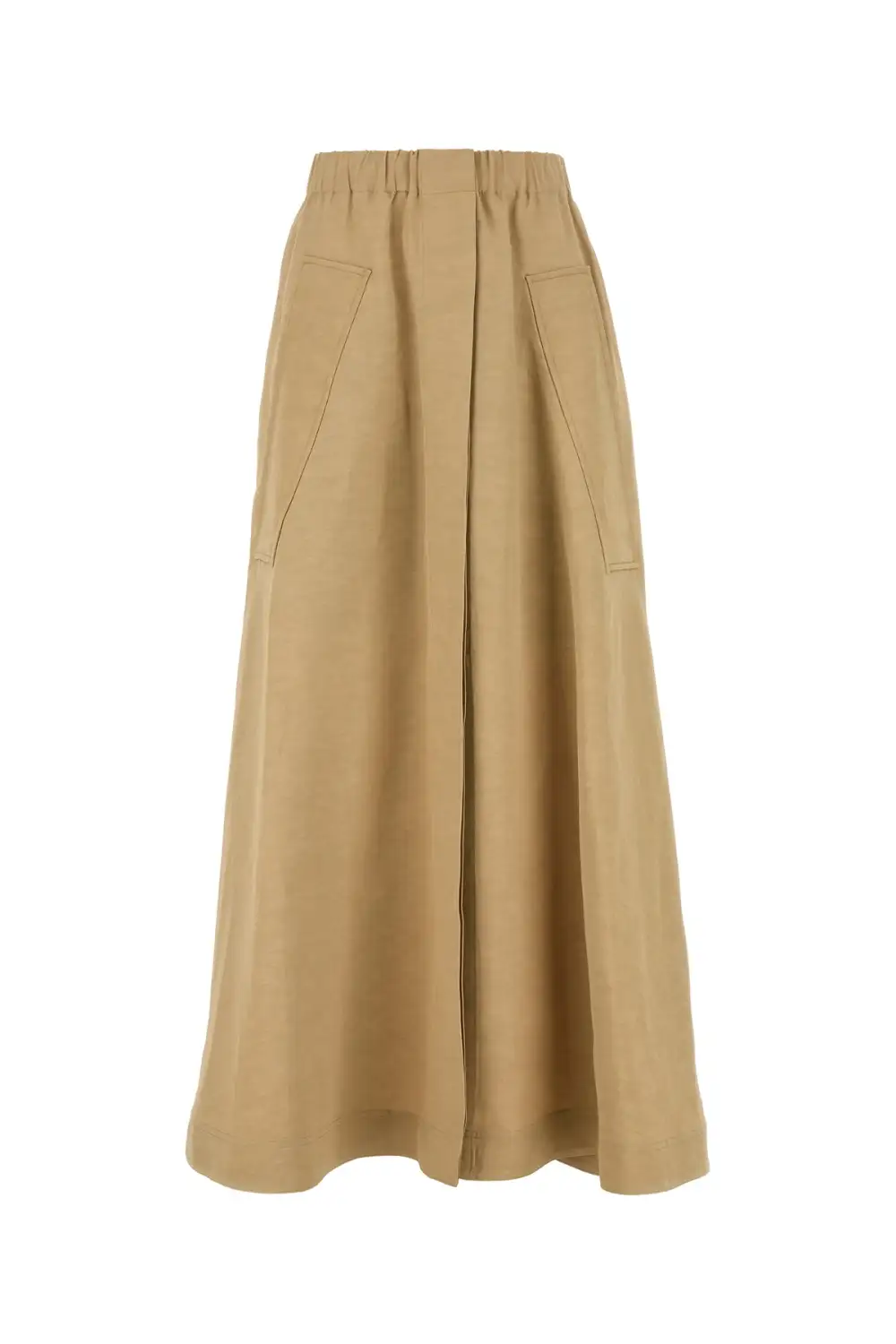 Viscose-Blend Viscose Skirt