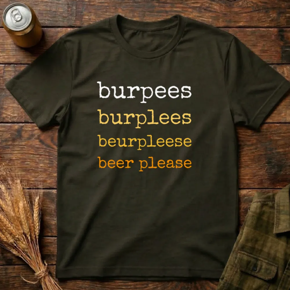 Burpees Graphic Cotton T-Shirt