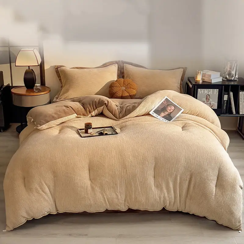 Jacquard Velvet Comforter Quilt