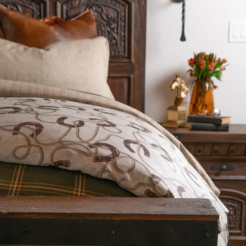 Cotton Sateen Animal Motif Duvet Cover Set