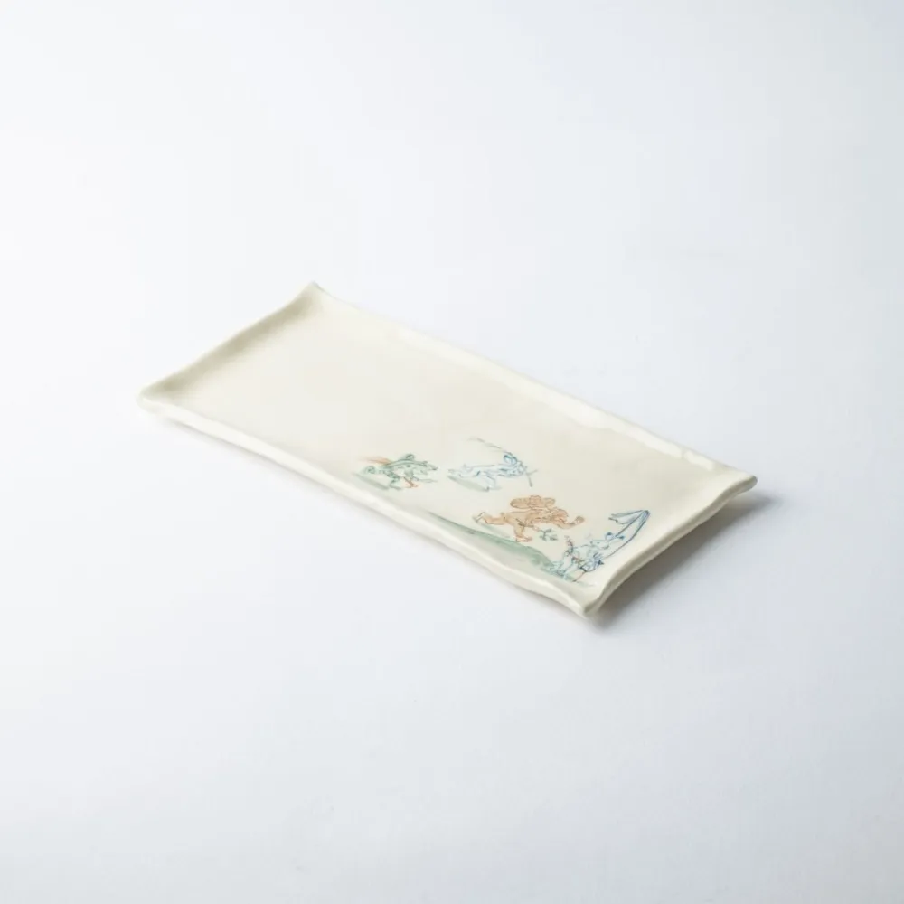 Rectangular Glossy Dinner Plate