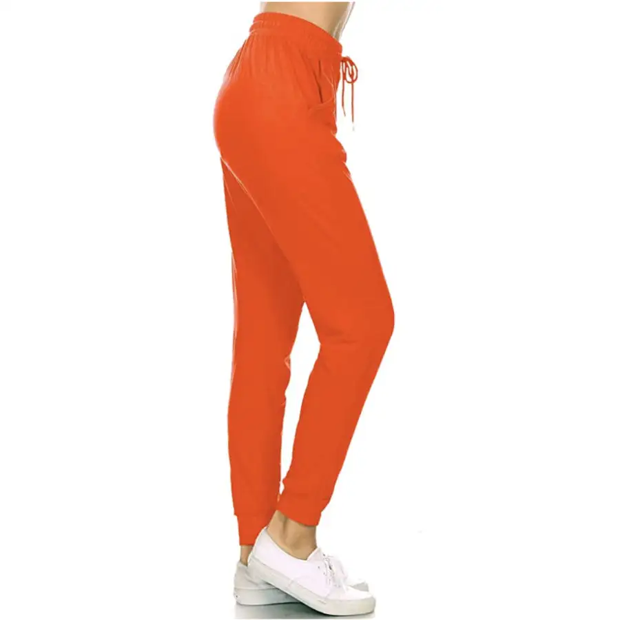 Graceful Buttery Soft Solid Colour Joggers Tracksuit Bottoms