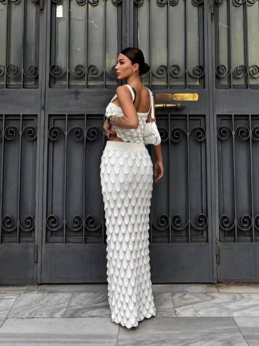 Seraphina Scale-Design Strappy Two-Piece Set