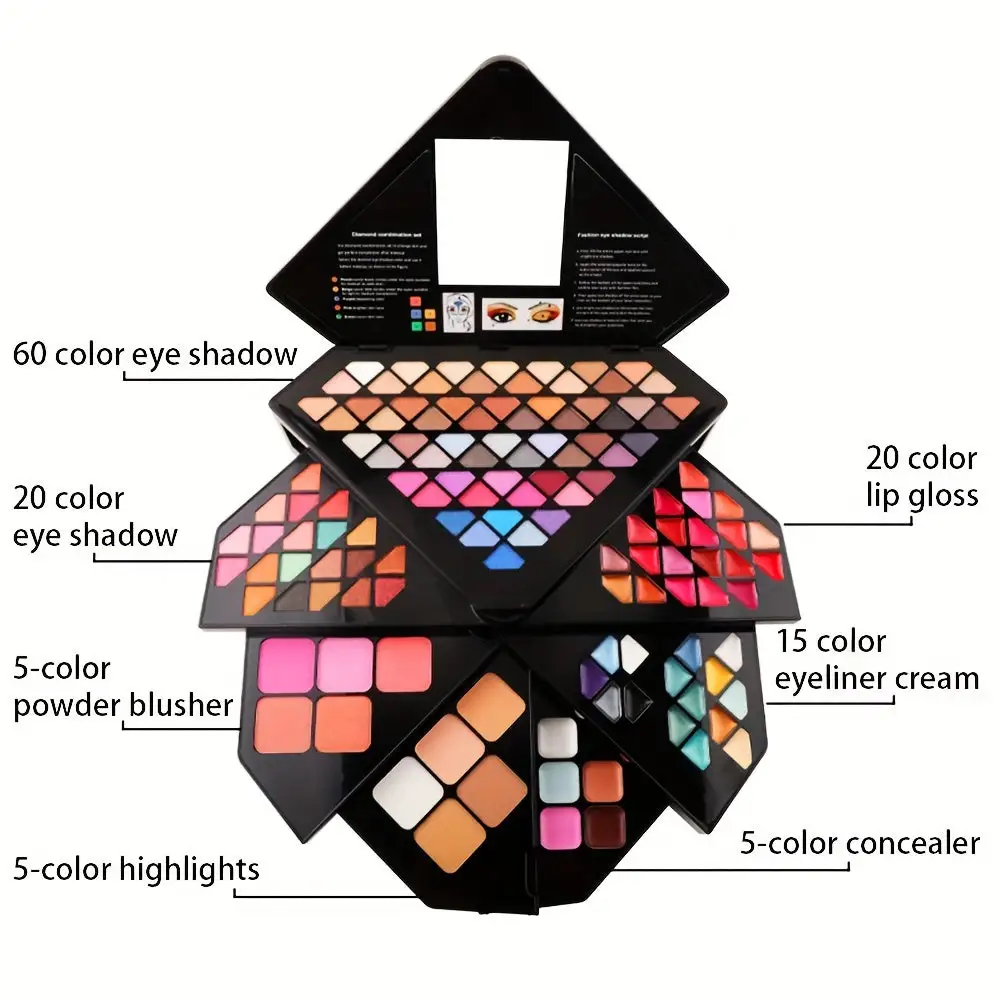 Polished Finish Setting Powder Compact