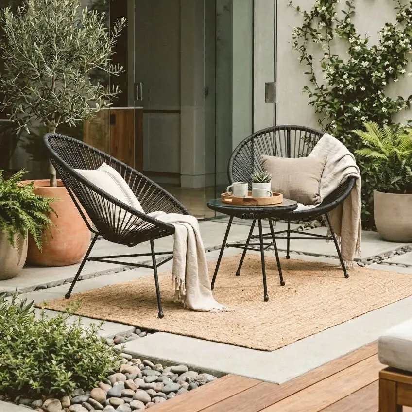 Everyday Rattan Garden Bistro Set
