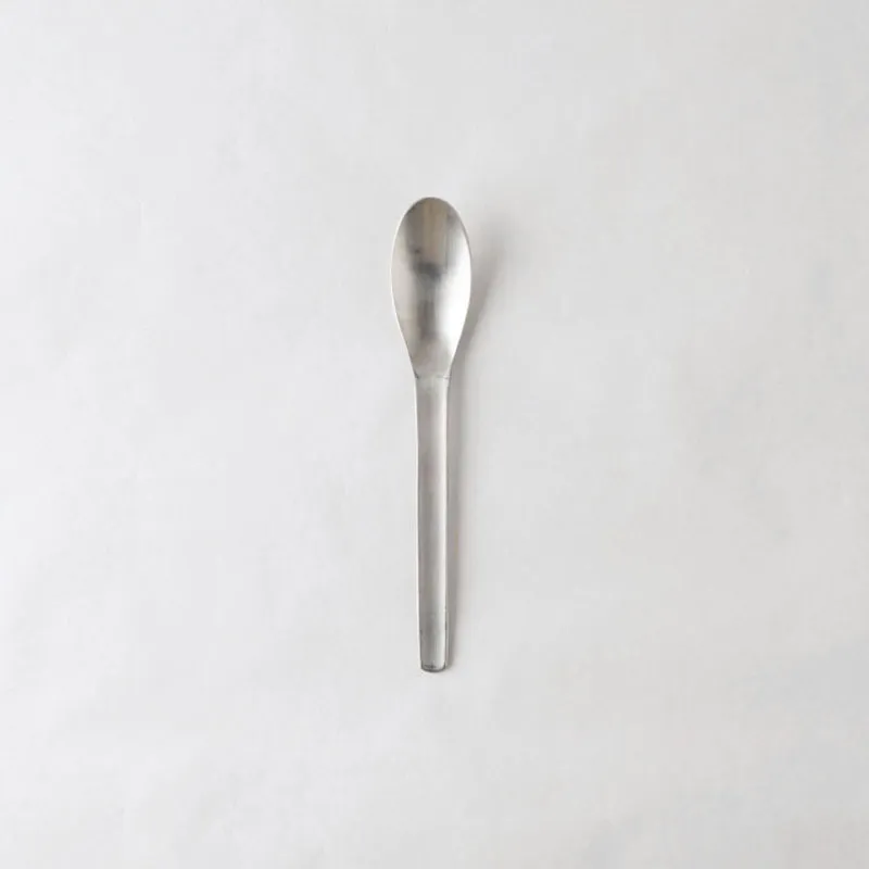 Matte Finish Stainless Dessert Spoon
