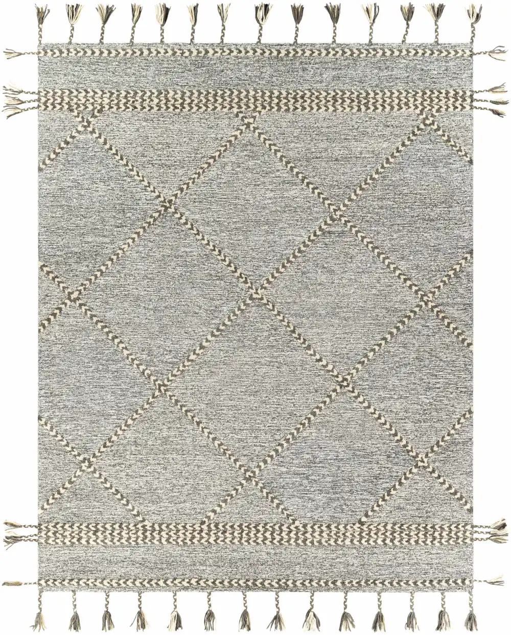 Curated Bohemian Hand Tufted Wool Area Rug