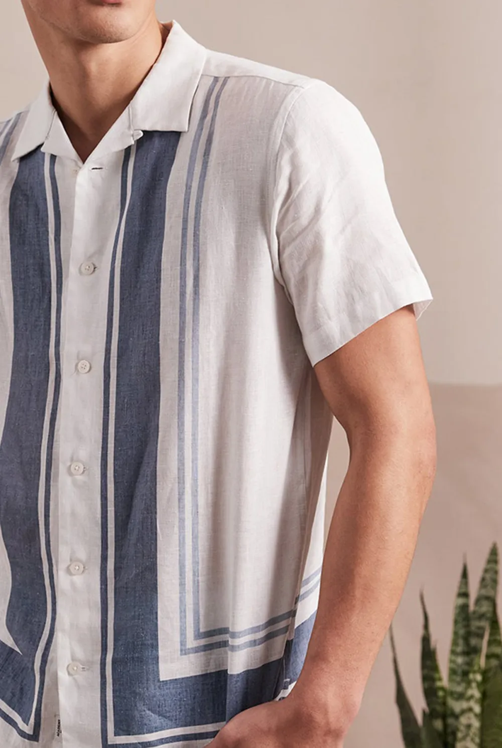 Abstract Art Print Short Sleeve Shirt