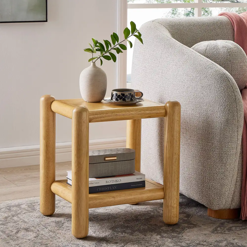 Rectangular Tier Side Table